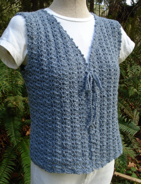Free Patons Seashell Crochet Vest Pattern
