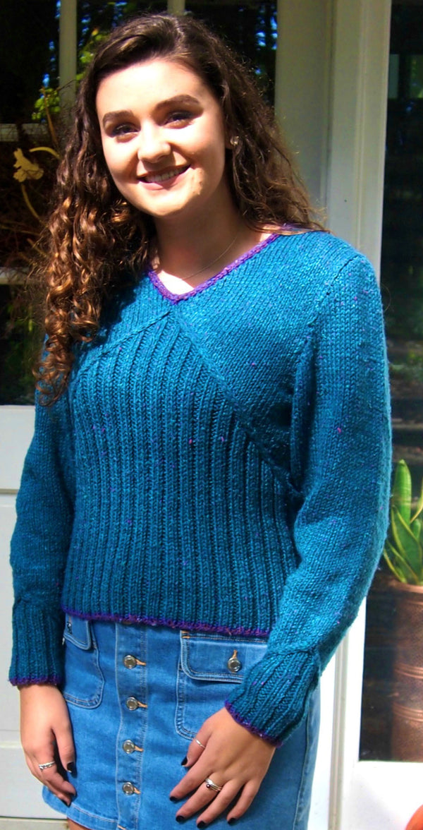 Double V Sweater - Designed by Christiane Burkhard