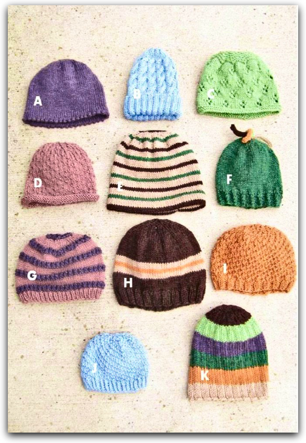 Hats for the Whole Family  - Designed by Eleanor Swogger