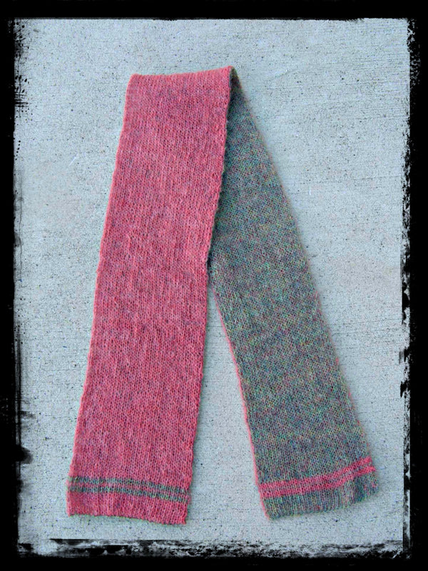 Fountain Hill Double Knit Scarf  - Designed by Clara Masessa