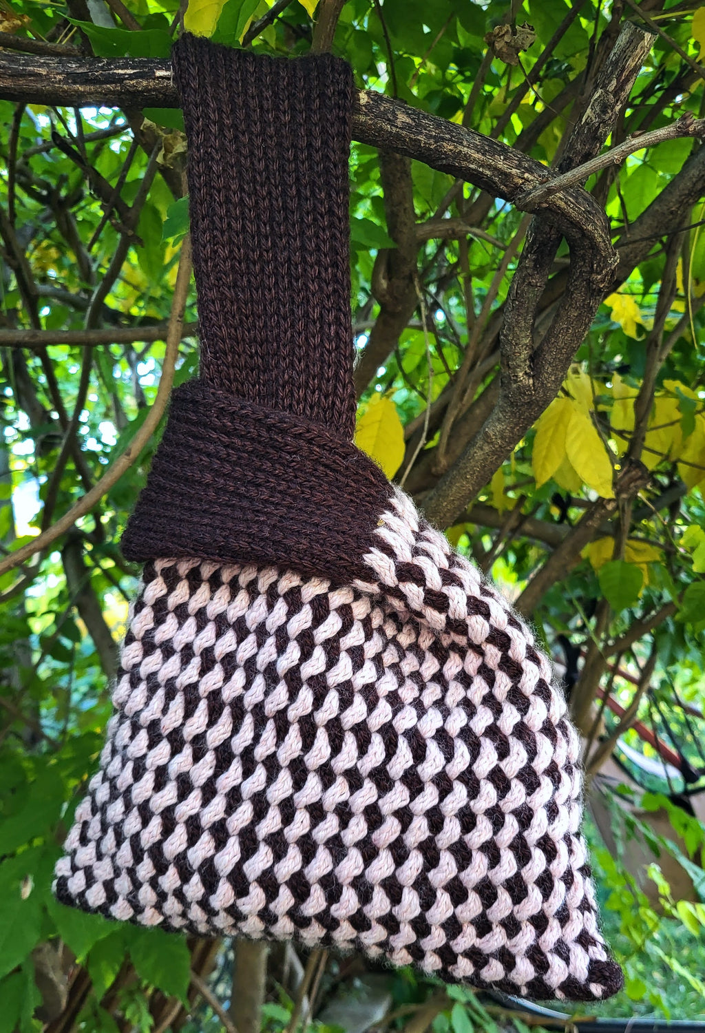Cable Knot Bag- Designed by Beth Aidala