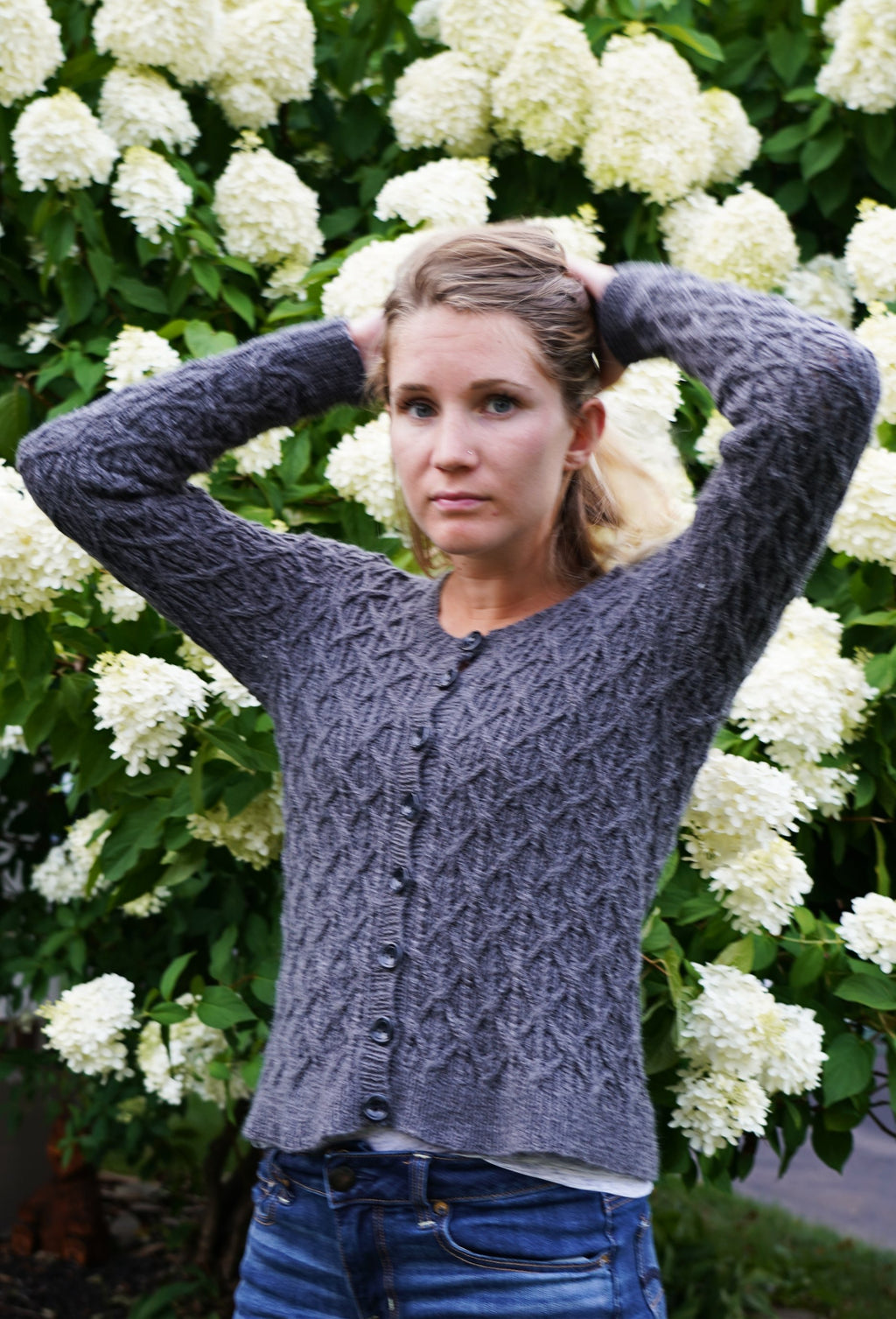 Thatched Country Cardigan - Designed by Vanessa Ewin