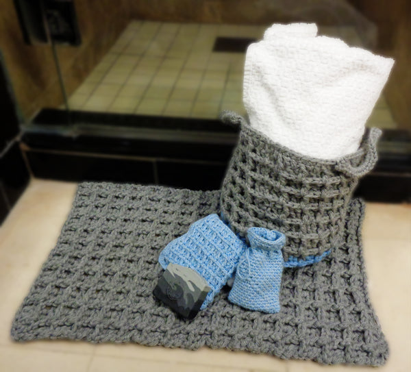 Crochet Bathroom Gift Set