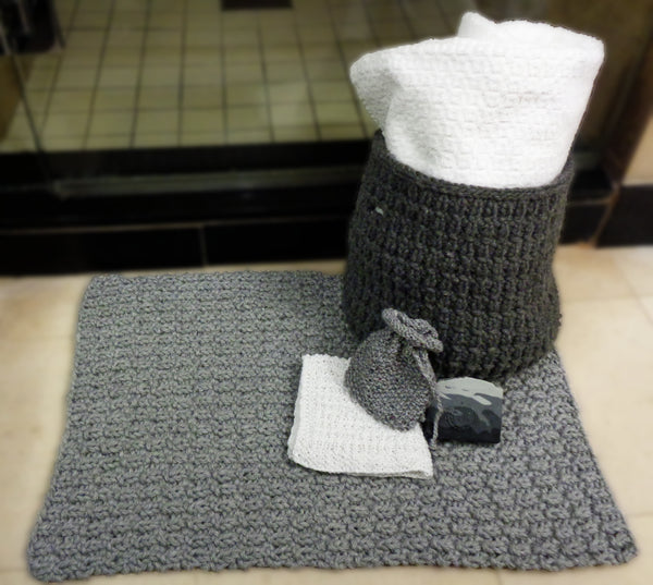 Knit Bathroom Gift Set