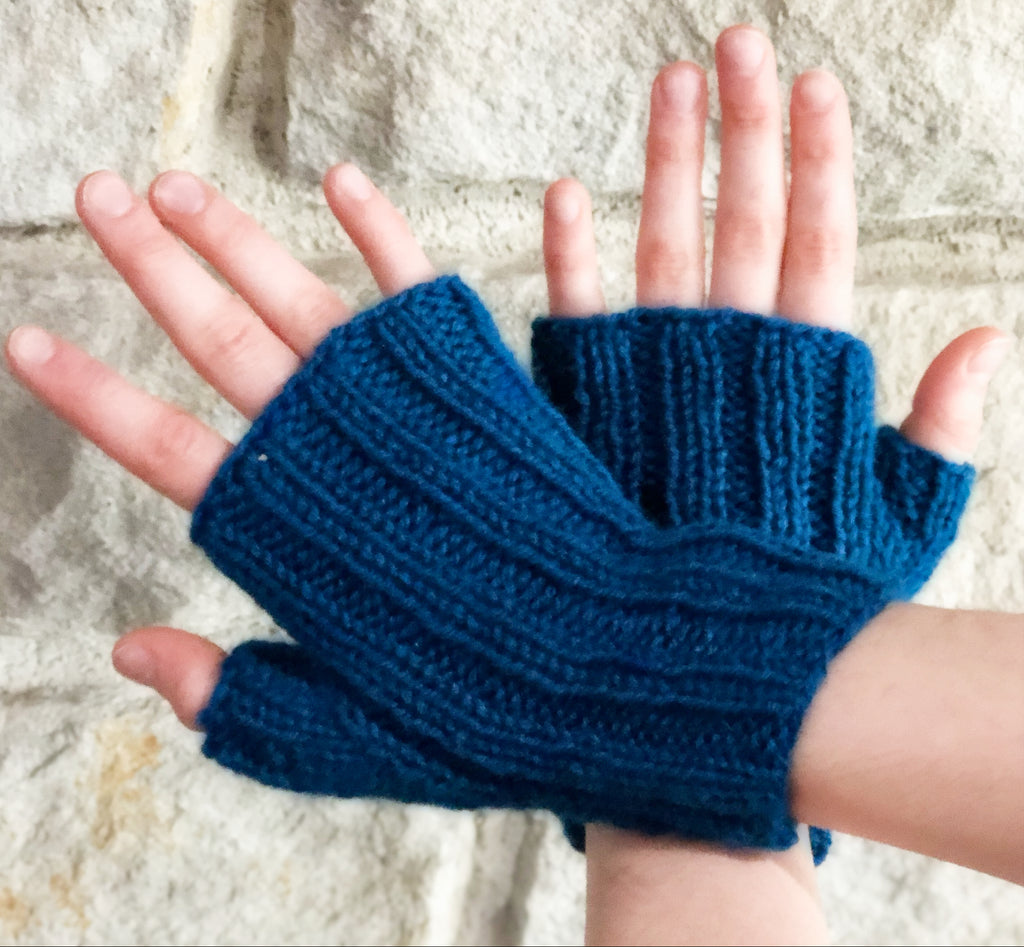 Perfect Fit  Fingerless Mitts - Designed by Stephanie Boozer
