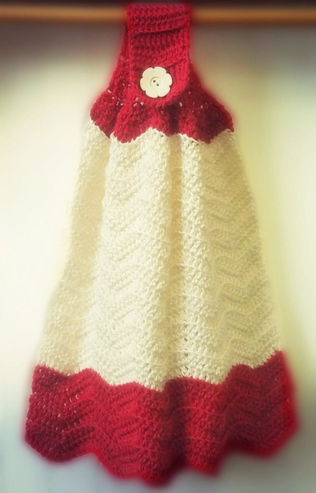 Crochet Tea Time Towel  - Designed by Clara Masessa