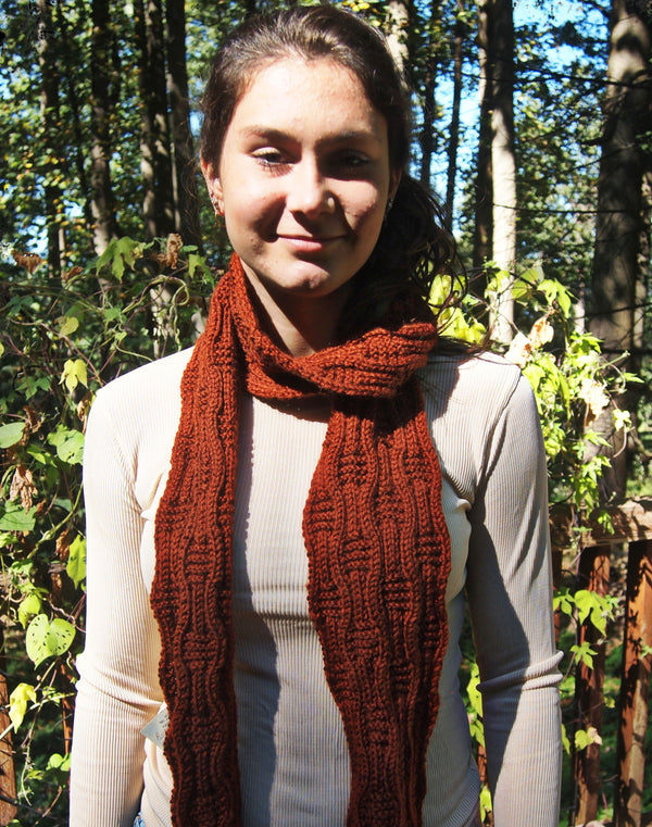 River Path Scarf  - Designed by Eleanor Swogger