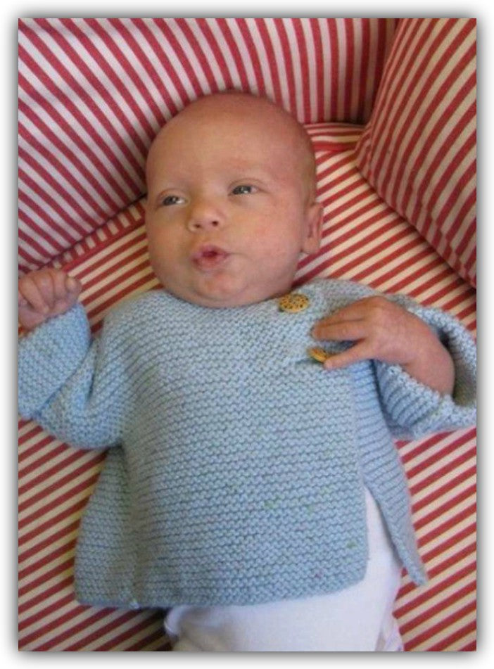 Knit for Baby Sweater  - Designed by Judy Head