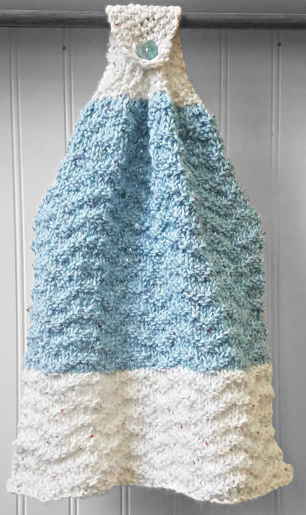 Knit Tea Time Towel  - Designed by Clara Masessa