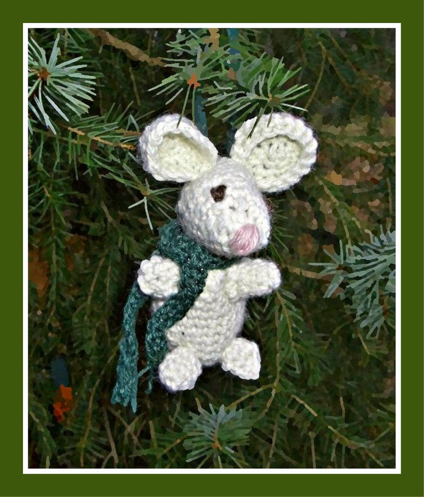 Pip the Mouse Christmas Ornament  - Designed by Corina Cook