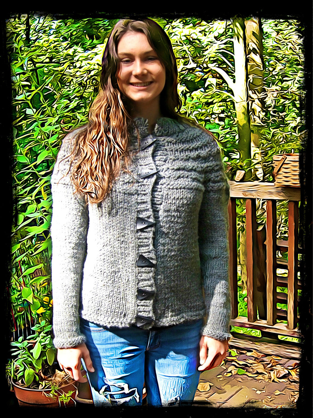 Steel City Sweater  - Designed by Clara Masessa