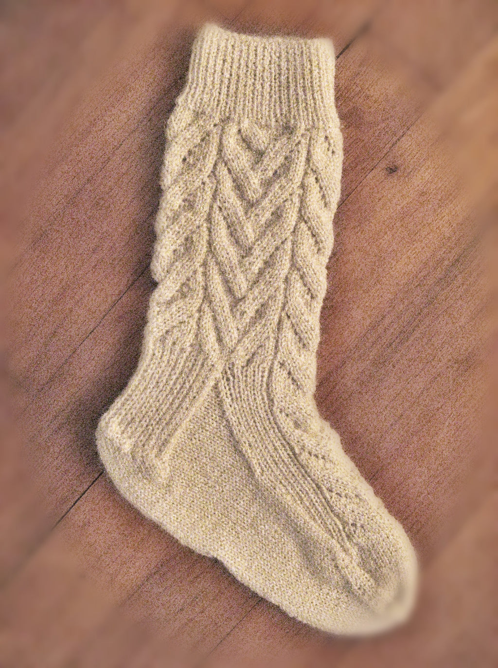 Sterling Lace Sock - Designed by Clara Masessa