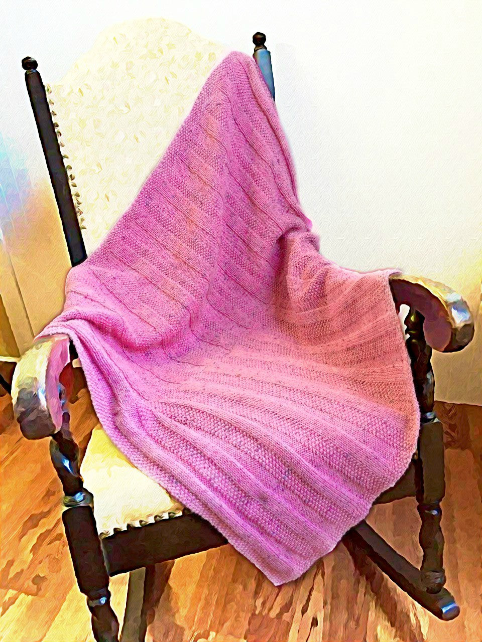 Tender Wraps II Baby Blanket  - Designed by Kate Lemmers