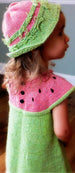 Watermelon Dress & Hat  - Designed by Clara Masessa
