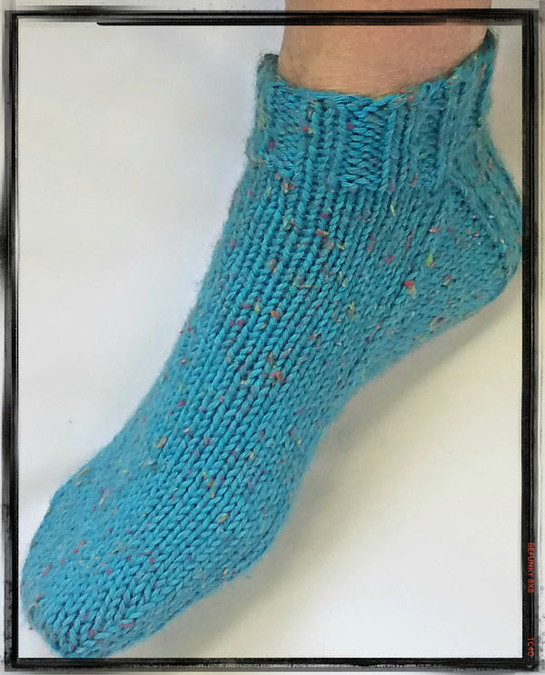 Worsted Ankle Socks  - Designed by JoAnne Turcotte