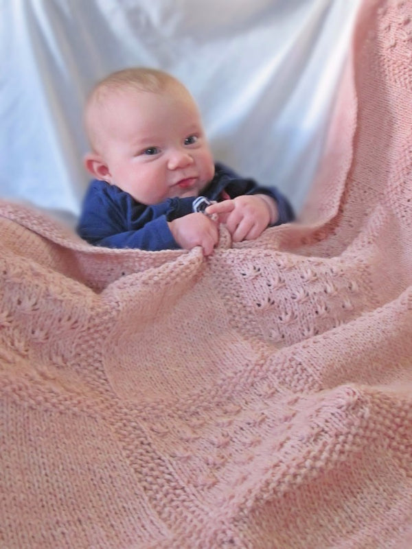 Daisy Garden Baby Blanket - Designed by Stephanie Boozer